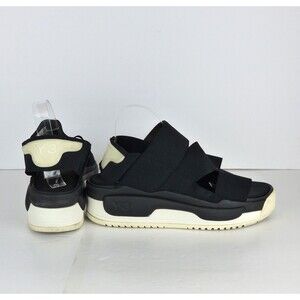adidas Y-3 Hokori Sandals Mens 9.5 Black Yohji Yamamoto Platform GX1059 Techwear